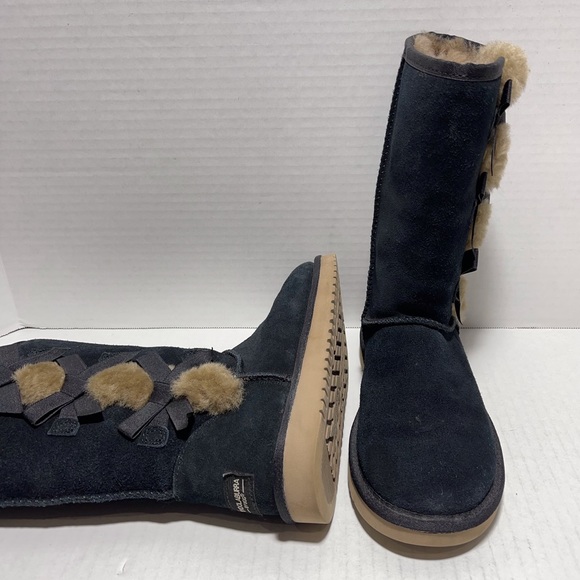 Koolaburra by UGG 1015875 Victoria Tall Suede Mid-Calf Boots - Picture 11 of 15